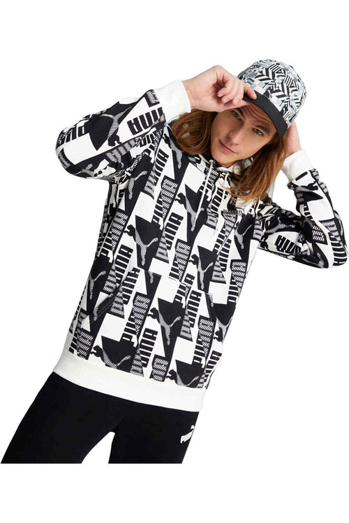 PUMA PUMA POWER AOP HOODI blanco