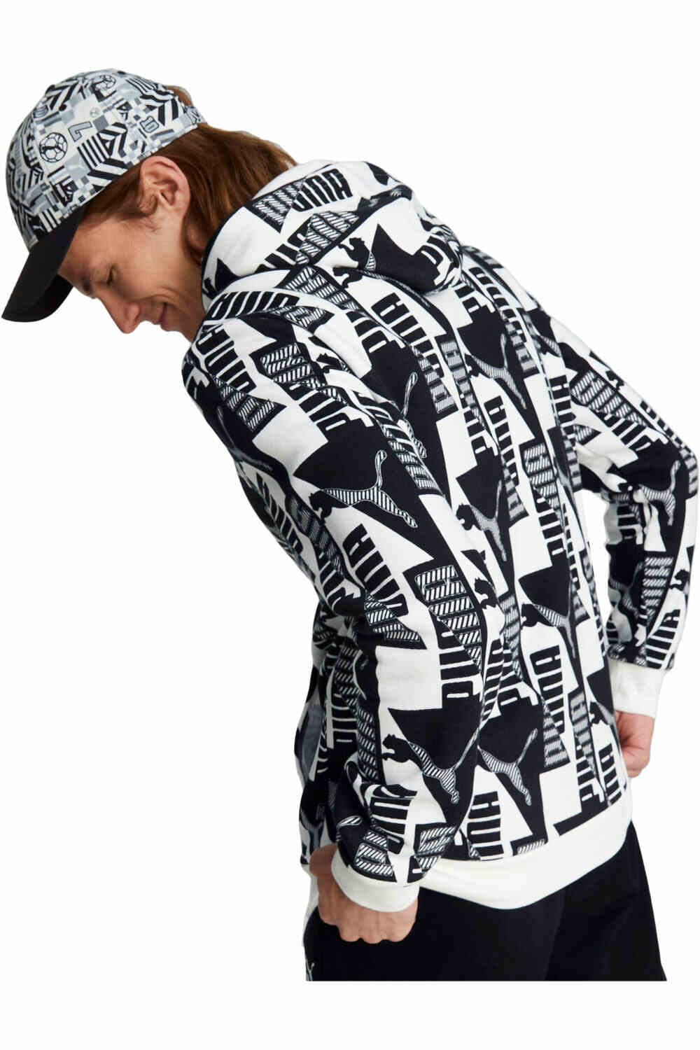 Puma sudadera hombre Puma Puma Power AOP Hoodi vista trasera Puma sudadera hombre Puma Puma Power AOP Hoodi vista trasera