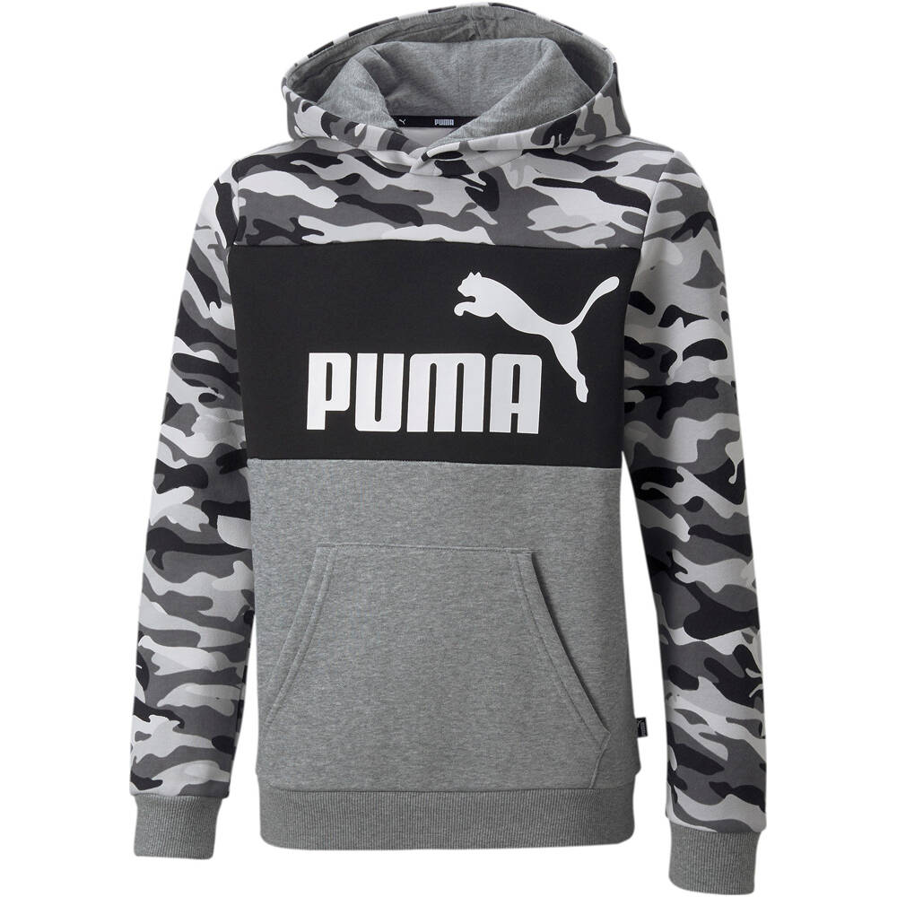 Puma sudadera niño Puma ESS+ Camo Hoodie FL vista detalle Puma sudadera niño Puma ESS+ Camo Hoodie FL vista detalle