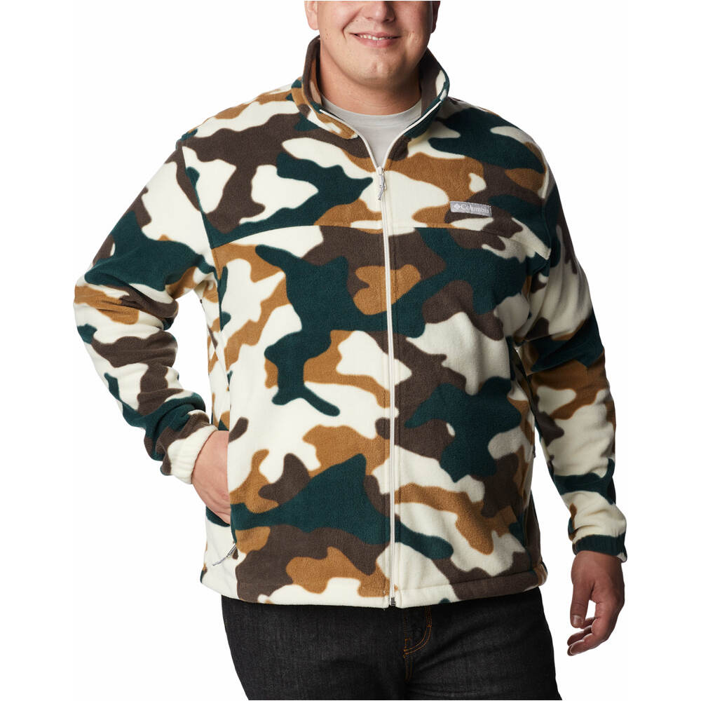 Columbia forro polar hombre Columbia Steens Mountain Printed Jacket vista detalle Columbia forro polar hombre Columbia Steens Mountain Printed Jacket vista detalle