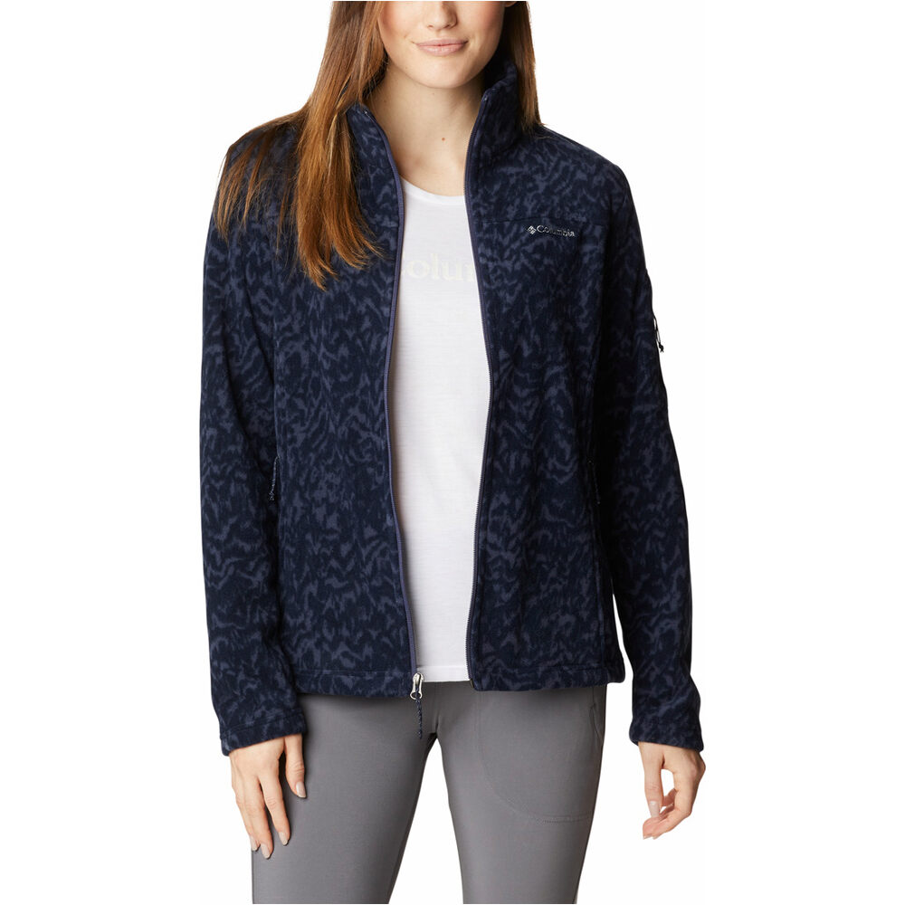 Columbia forro polar mujer Columbia Fast Trek Printed Jkt vista detalle Columbia forro polar mujer Columbia Fast Trek Printed Jkt vista detalle