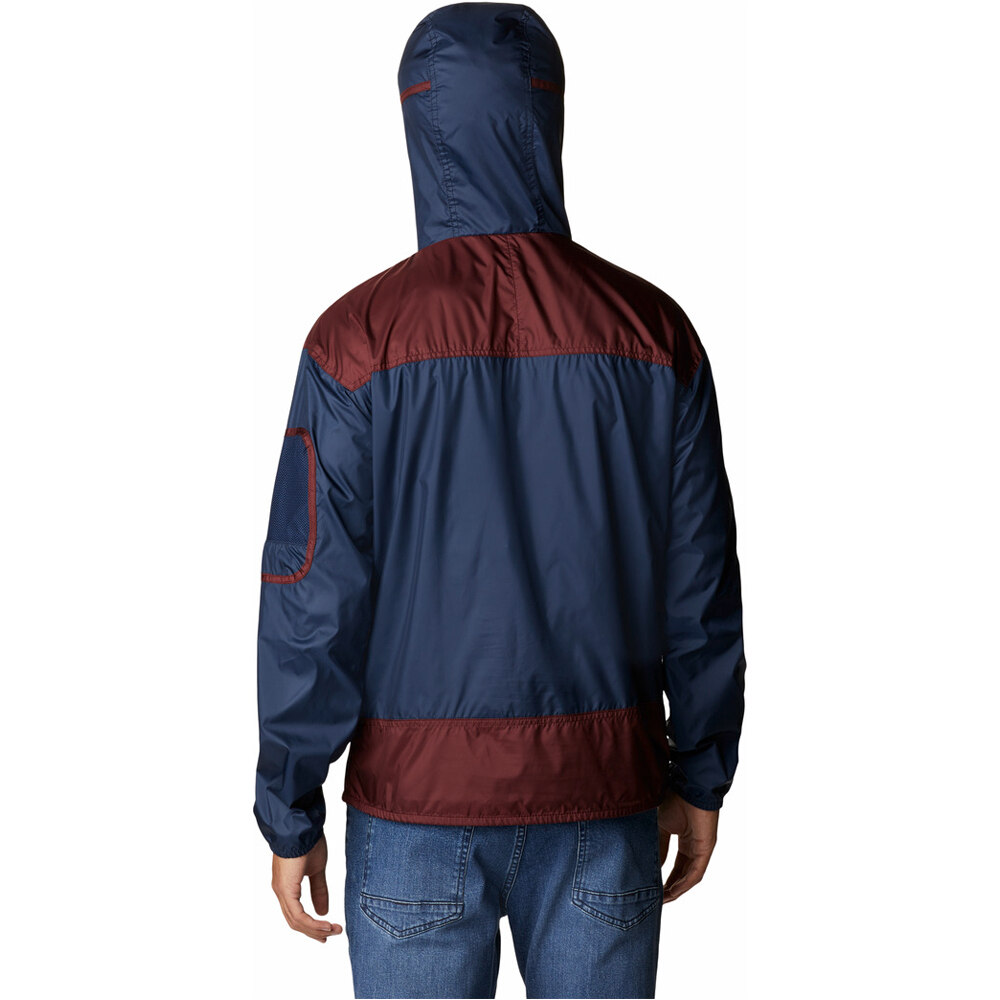 Columbia chaqueta softshell hombre Columbia Challenger Windbreaker vista trasera Columbia chaqueta softshell hombre Columbia Challenger Windbreaker vista trasera