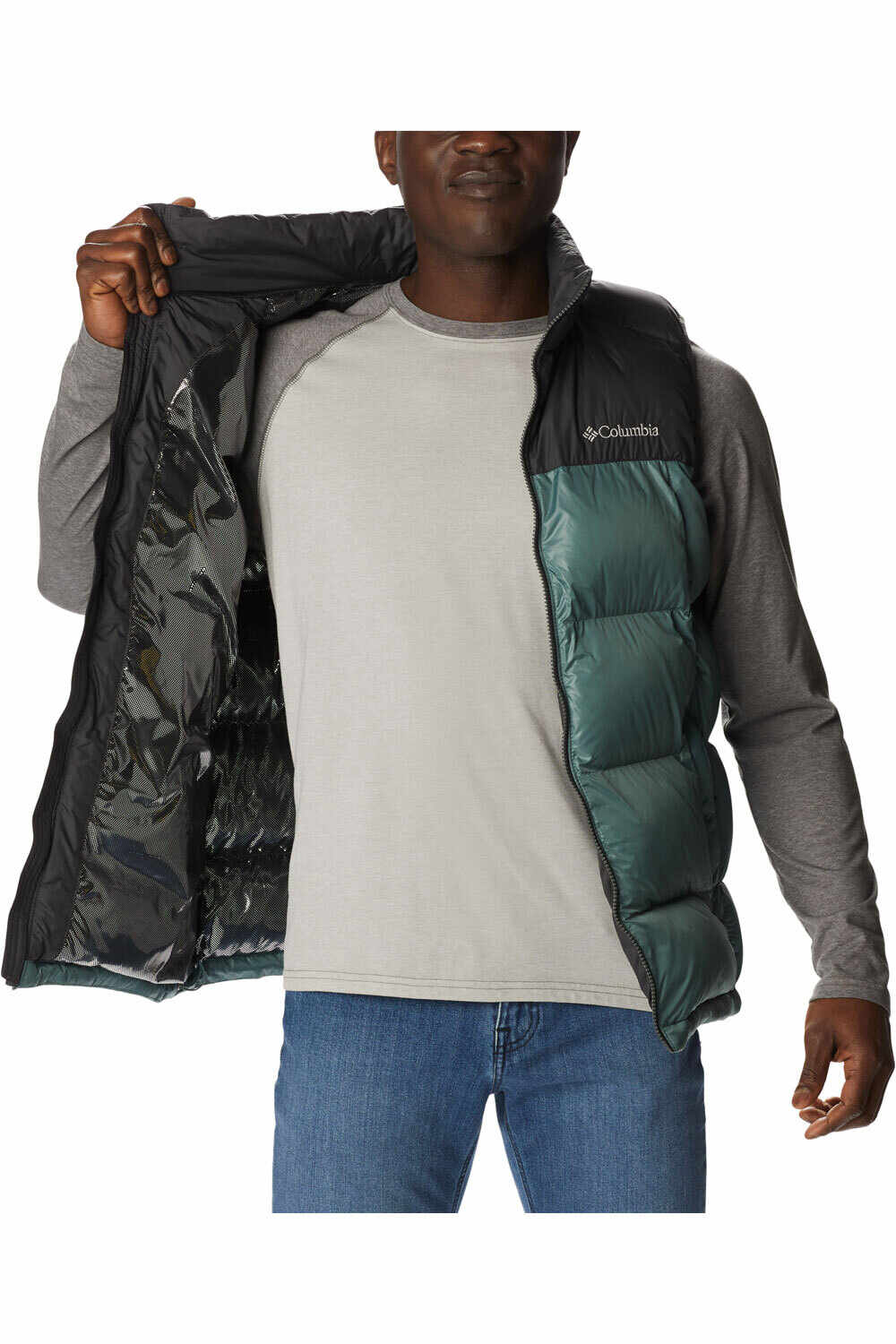 Columbia chaleco outdoor hombre Columbia Pike Lake Vest vista detalle Columbia chaleco outdoor hombre Columbia Pike Lake Vest vista detalle