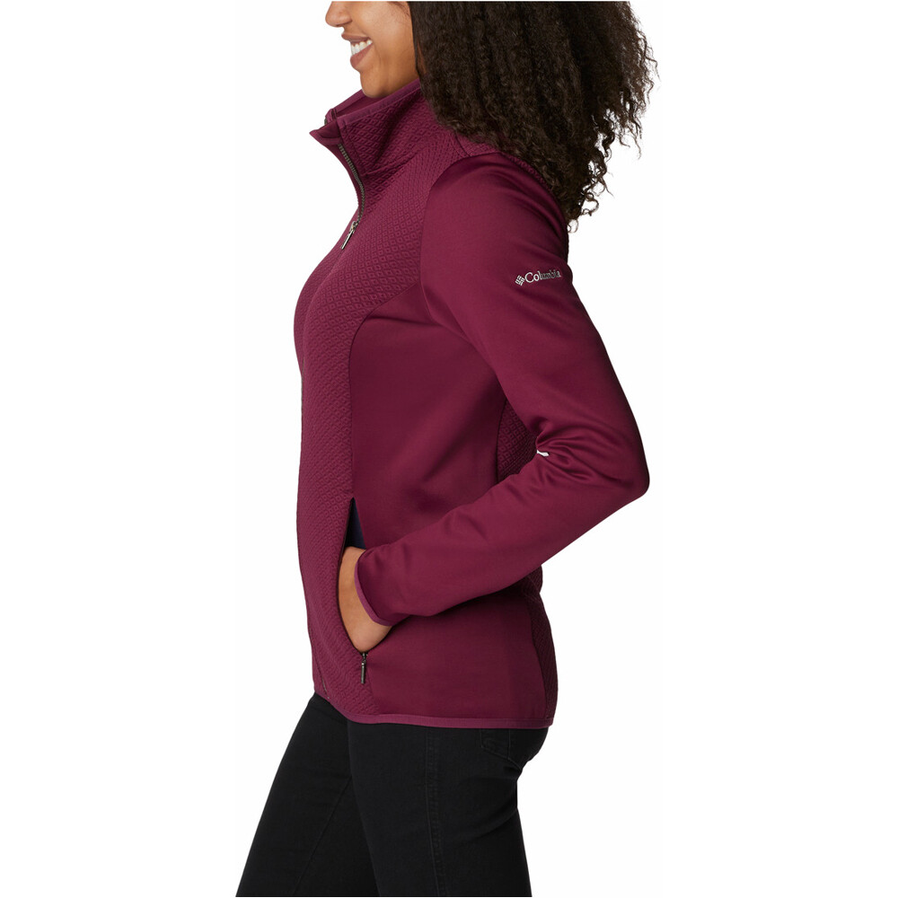 Columbia forro polar mujer Columbia Roffe Ridge Full Zip Fleece vista detalle Columbia forro polar mujer Columbia Roffe Ridge Full Zip Fleece vista detalle