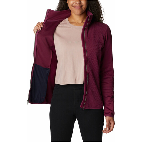 COLUMBIA ROFFE RIDGE FULL ZIP FLEECE rojo