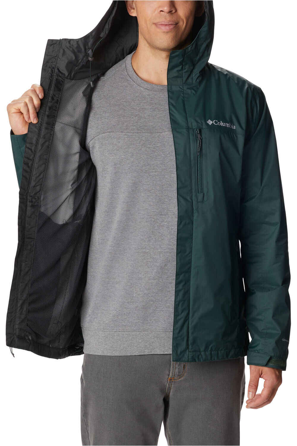 Columbia chaqueta impermeable insulada hombre Columbia Pouring Adventure II Jacket vista detalle Columbia chaqueta impermeable insulada hombre Columbia Pouring Adventure II Jacket vista detalle