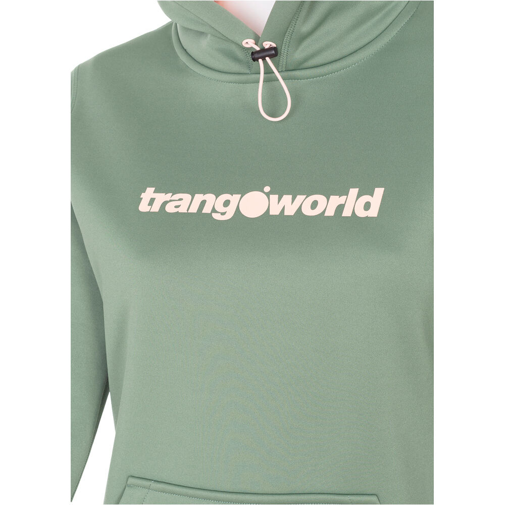Trango Sudaderas Montaña Mujer Trango SUDADERA POPPI vista trasera Trango Sudaderas Montaña Mujer Trango SUDADERA POPPI vista trasera