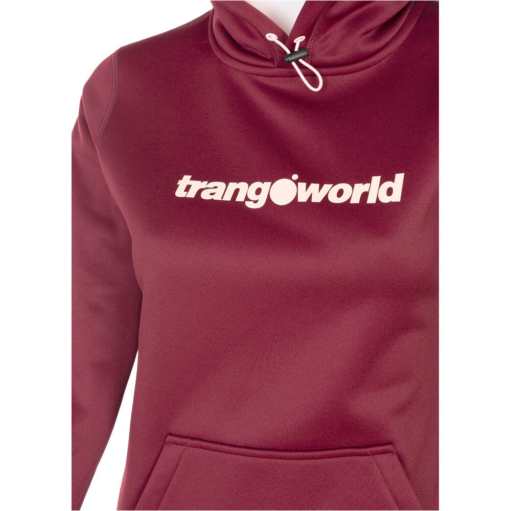 Trango Sudaderas Montaña Mujer Trango SUDADERA POPPI vista trasera Trango Sudaderas Montaña Mujer Trango SUDADERA POPPI vista trasera