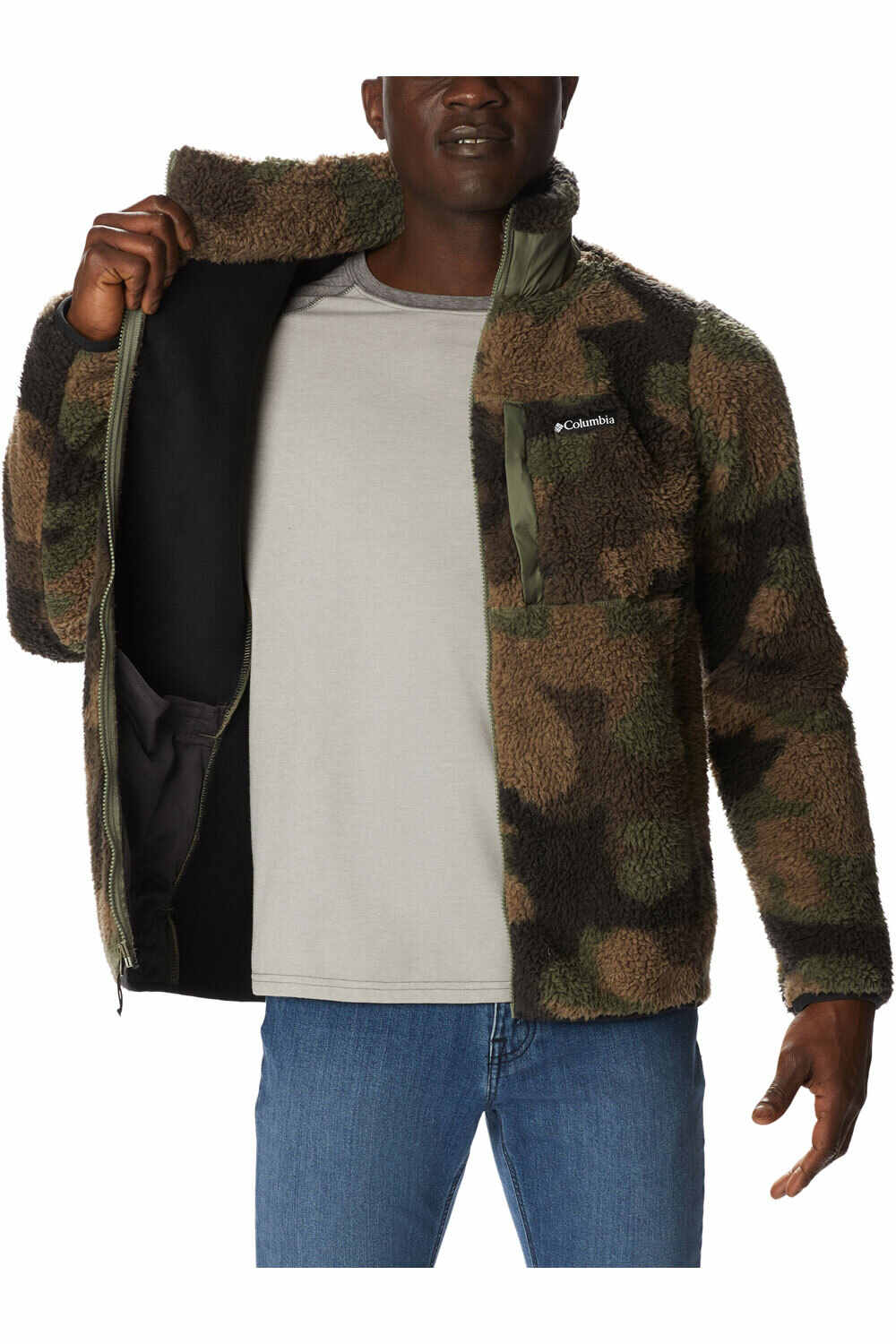 Columbia forro polar hombre Columbia Winter Pass Print Fleece Full Zip vista detalle Columbia forro polar hombre Columbia Winter Pass Print Fleece Full Zip vista detalle