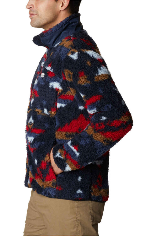 COLUMBIA WINTER PASS PRINT FLEECE FULL ZIP azul