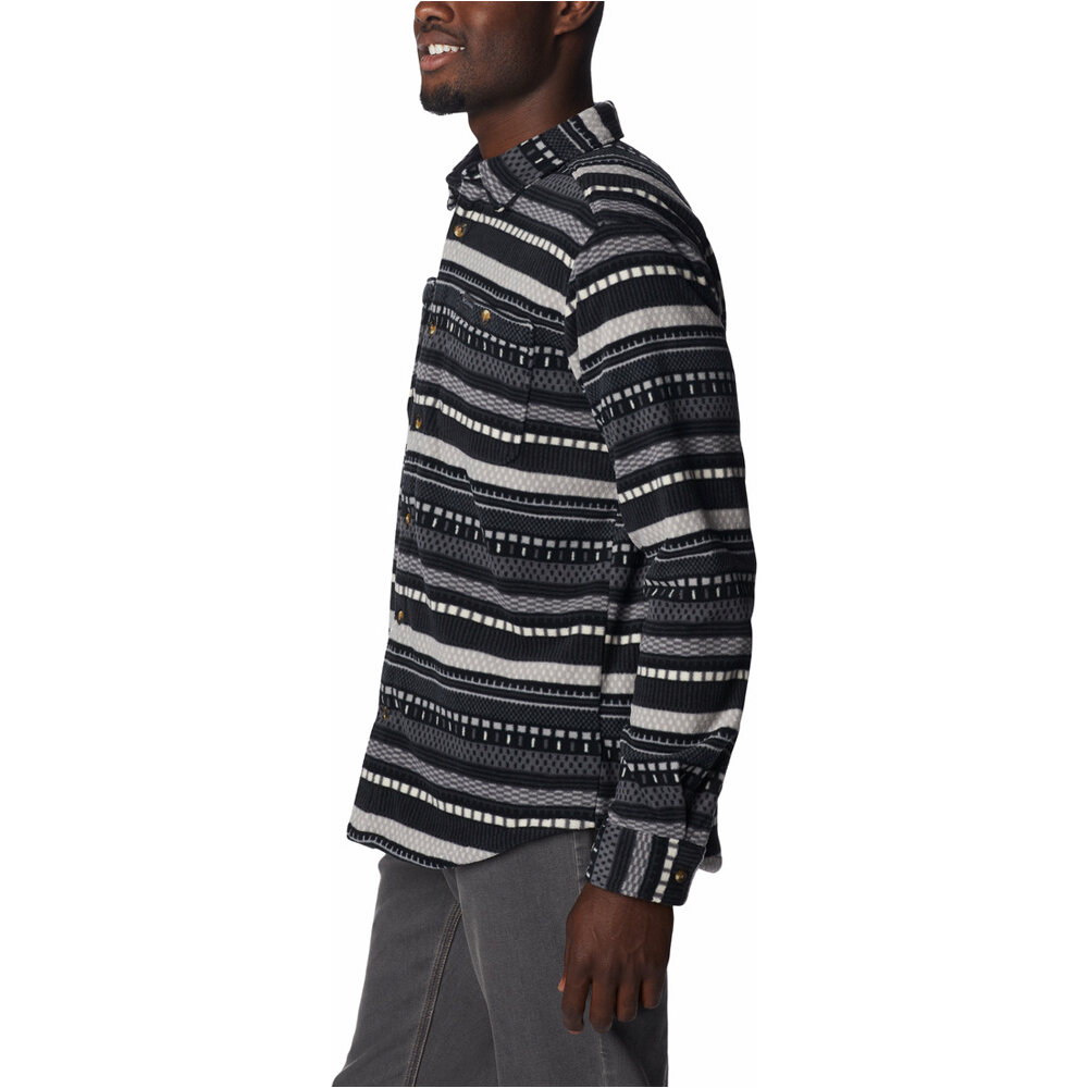 Columbia camisa montaña manga larga hombre Columbia Flare Gun Fleece Over Shirt vista detalle Columbia camisa montaña manga larga hombre Columbia Flare Gun Fleece Over Shirt vista detalle