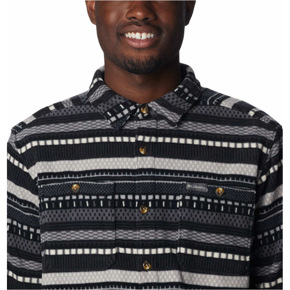 Columbia camisa montaña manga larga hombre Columbia Flare Gun Fleece Over Shirt 03 Columbia camisa montaña manga larga hombre Columbia Flare Gun Fleece Over Shirt 03