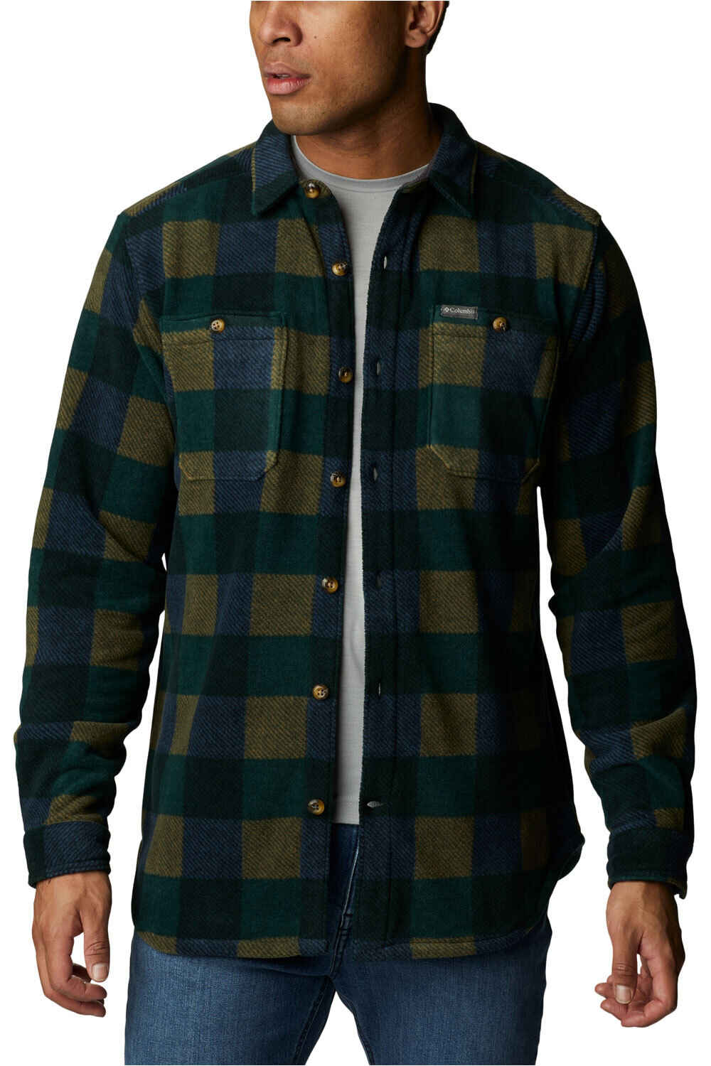 Columbia camisa montaña manga larga hombre Columbia Flare Gun Fleece Over Shirt 03 Columbia camisa montaña manga larga hombre Columbia Flare Gun Fleece Over Shirt 03