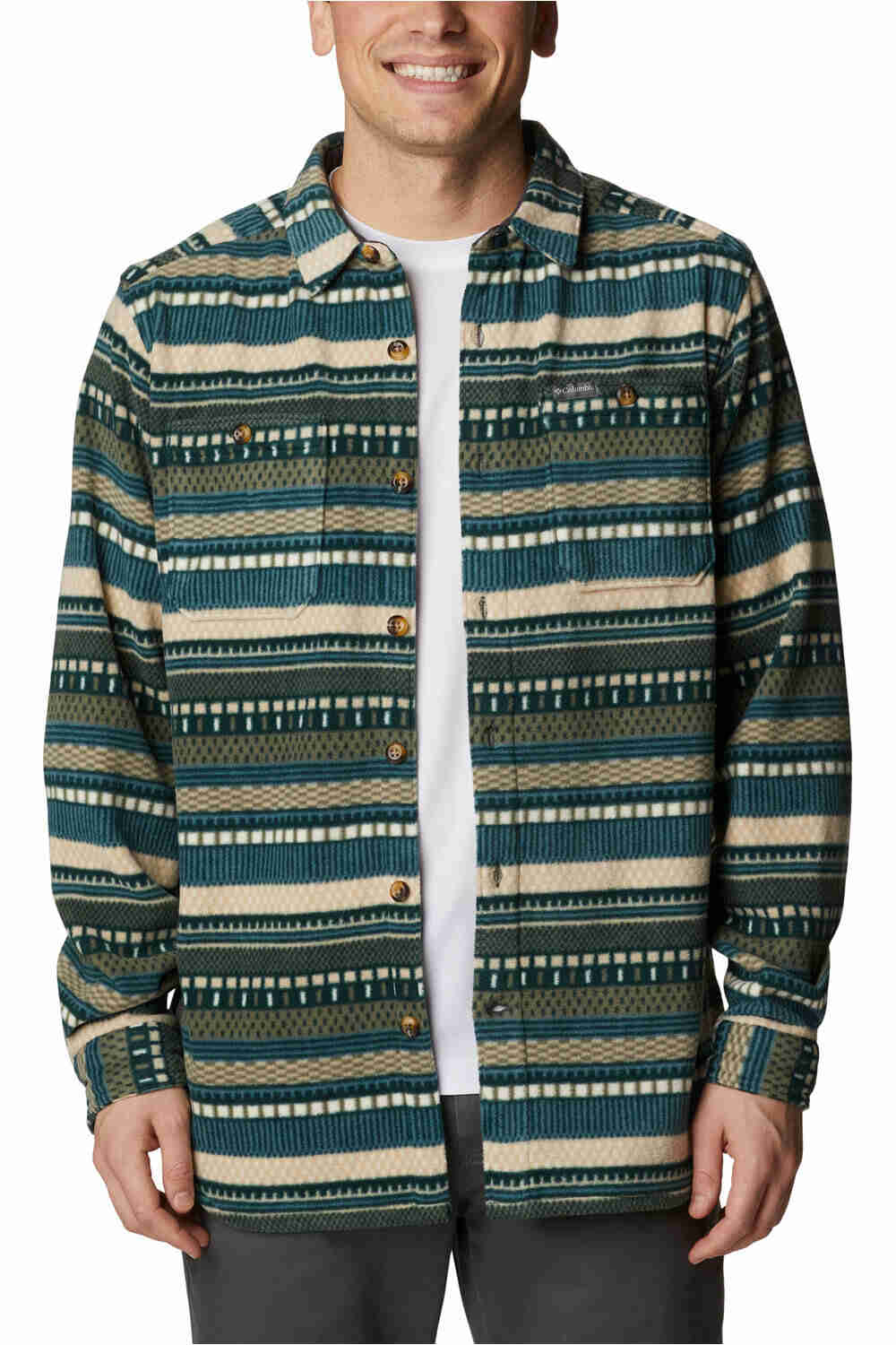 Columbia camisa montaña manga larga hombre Columbia Flare Gun Fleece Over Shirt 04 Columbia camisa montaña manga larga hombre Columbia Flare Gun Fleece Over Shirt 04