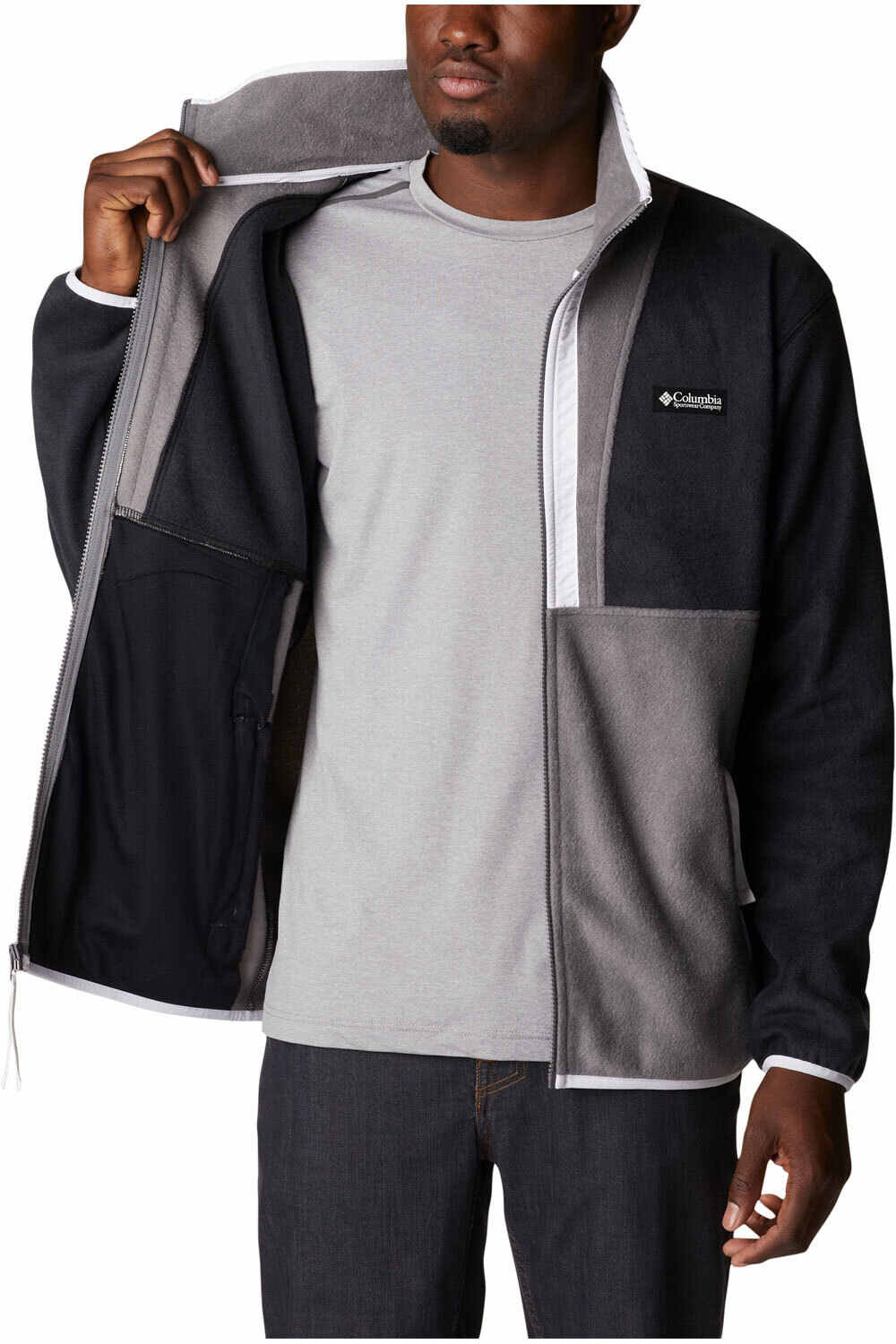 Columbia forro polar hombre Columbia Back Bowl Full Zip Fleece vista detalle Columbia forro polar hombre Columbia Back Bowl Full Zip Fleece vista detalle
