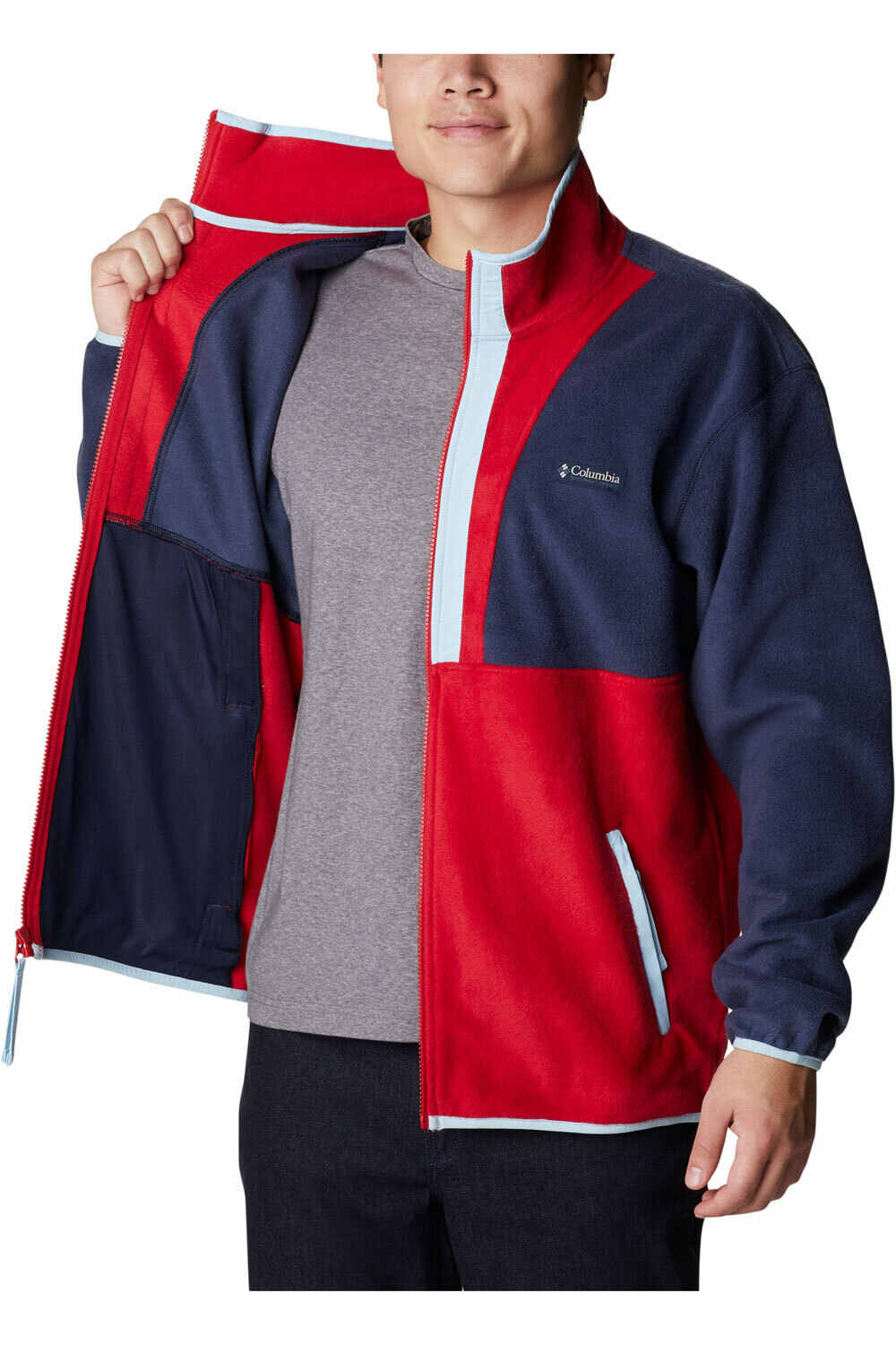 Columbia forro polar hombre Columbia Back Bowl Full Zip Fleece vista detalle Columbia forro polar hombre Columbia Back Bowl Full Zip Fleece vista detalle