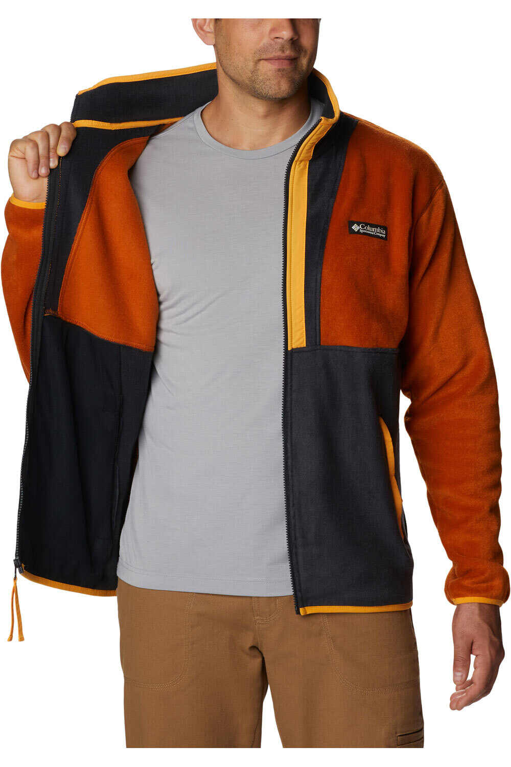 Columbia forro polar hombre Columbia Back Bowl Full Zip Fleece vista detalle Columbia forro polar hombre Columbia Back Bowl Full Zip Fleece vista detalle