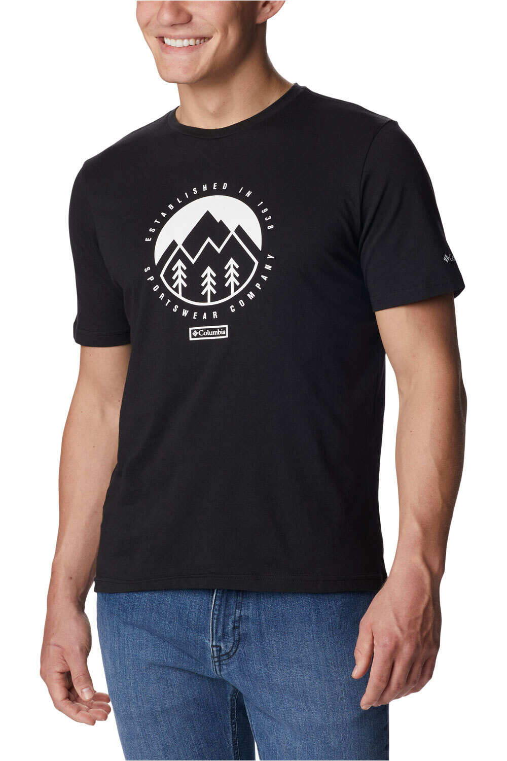 Columbia camiseta montaña manga corta hombre Columbia M Rapid Ridge Graphic Tee vista detalle Columbia camiseta montaña manga corta hombre Columbia M Rapid Ridge Graphic Tee vista detalle