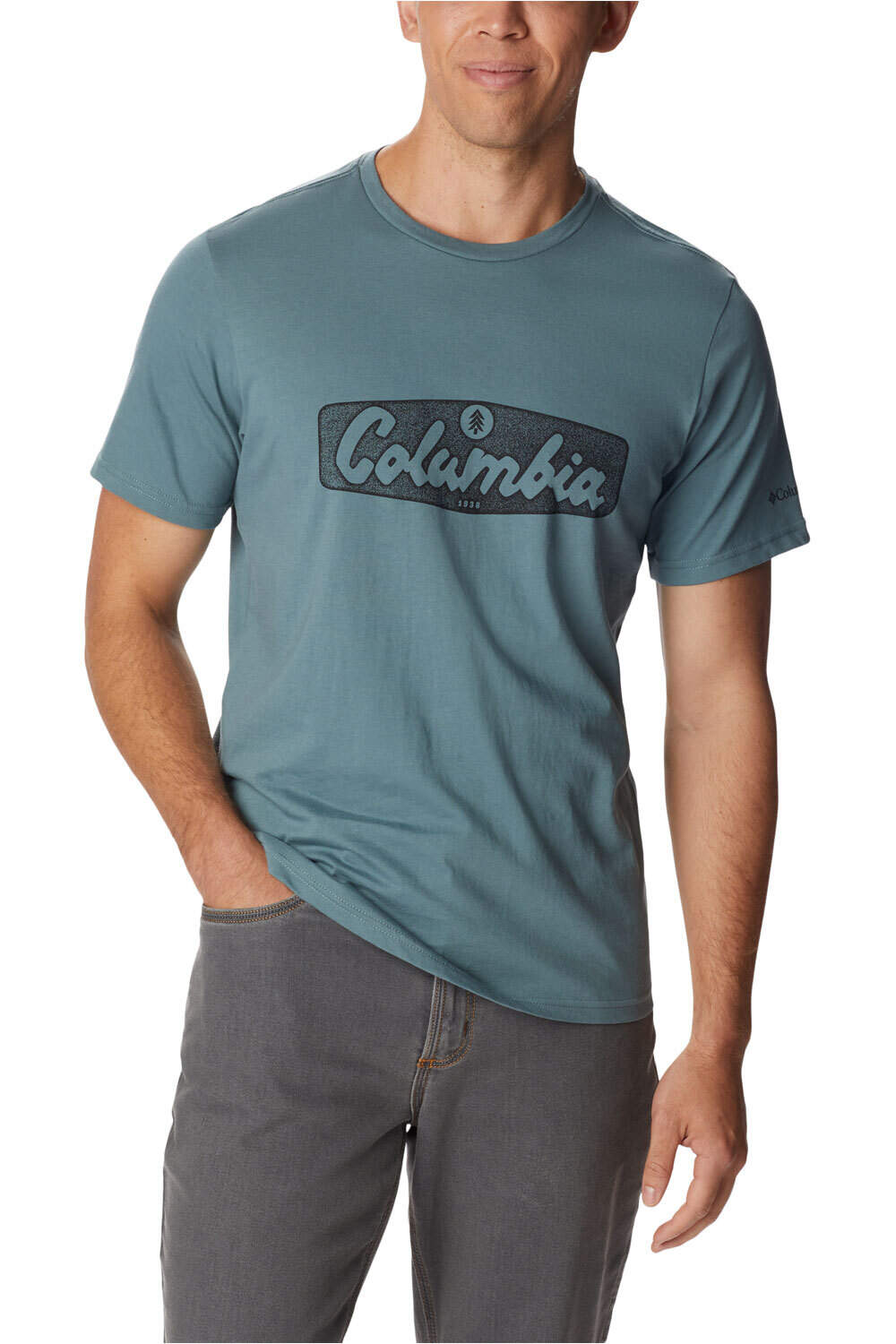 Columbia camiseta montaña manga corta hombre Columbia M Rapid Ridge Graphic Tee vista detalle Columbia camiseta montaña manga corta hombre Columbia M Rapid Ridge Graphic Tee vista detalle