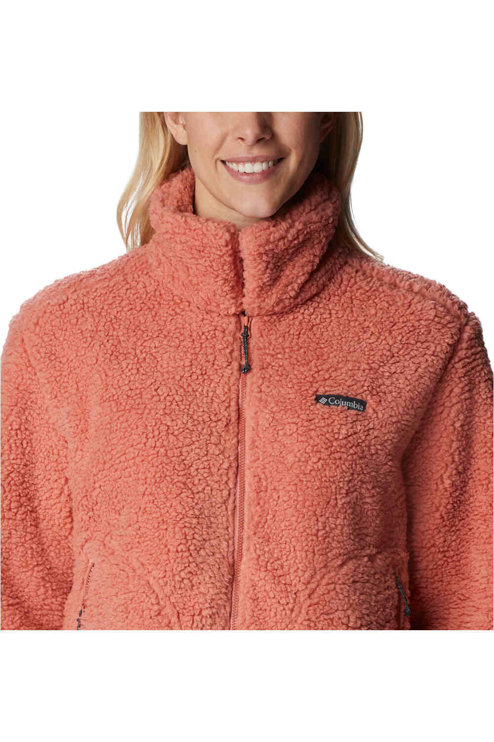 Columbia forro polar mujer Columbia Winter Pass Sherpa FZ vista trasera Columbia forro polar mujer Columbia Winter Pass Sherpa FZ vista trasera