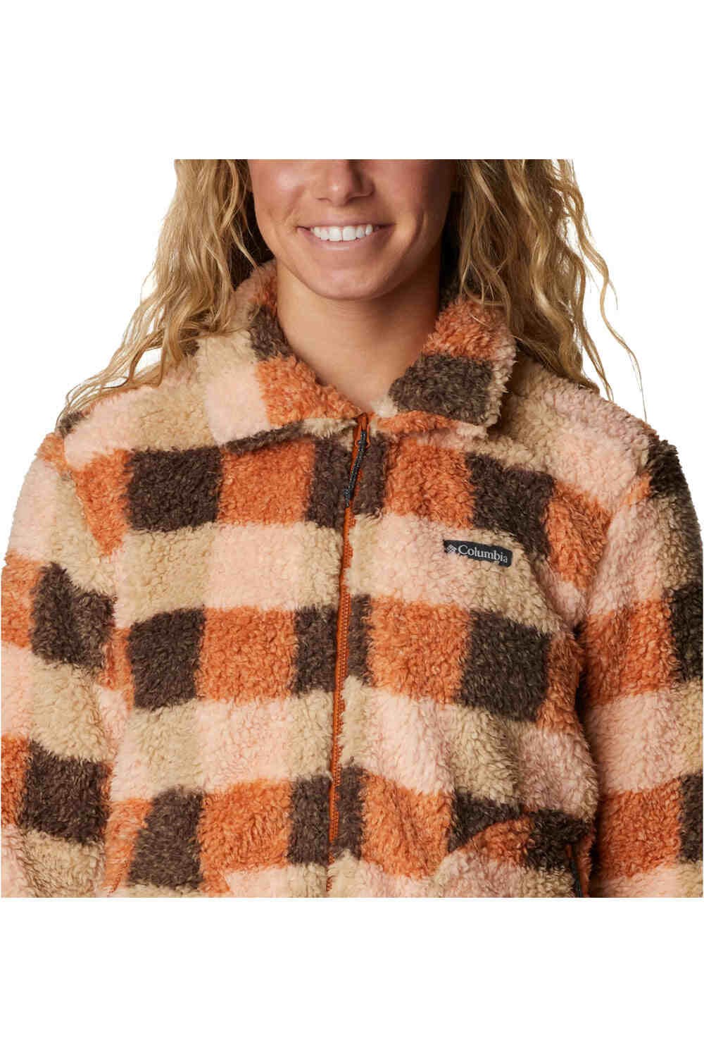 Columbia forro polar mujer Columbia Winter Pass Sherpa FZ vista detalle Columbia forro polar mujer Columbia Winter Pass Sherpa FZ vista detalle