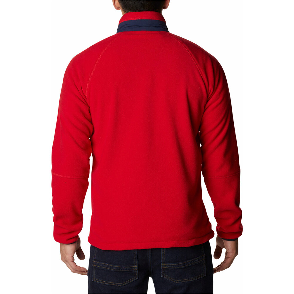 Columbia forro polar hombre Columbia Rapid Expedition Full Zip Fleece vista trasera Columbia forro polar hombre Columbia Rapid Expedition Full Zip Fleece vista trasera