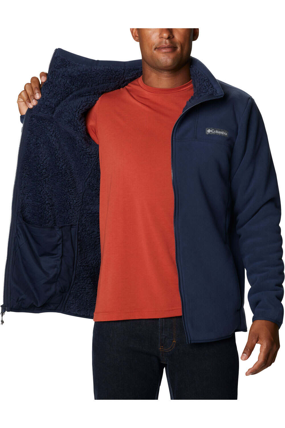 Columbia forro polar hombre Columbia Winter Pass Full Zip vista detalle Columbia forro polar hombre Columbia Winter Pass Full Zip vista detalle