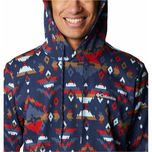 COLUMBIA M COLUMBIA LOGO PRINTED HOODIE azul