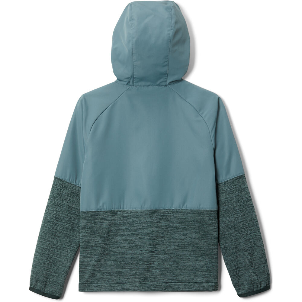 Columbia chaqueta outdoor niño Columbia Out-Shield Dry Fleece Full Zip vista trasera Columbia chaqueta outdoor niño Columbia Out-Shield Dry Fleece Full Zip vista trasera