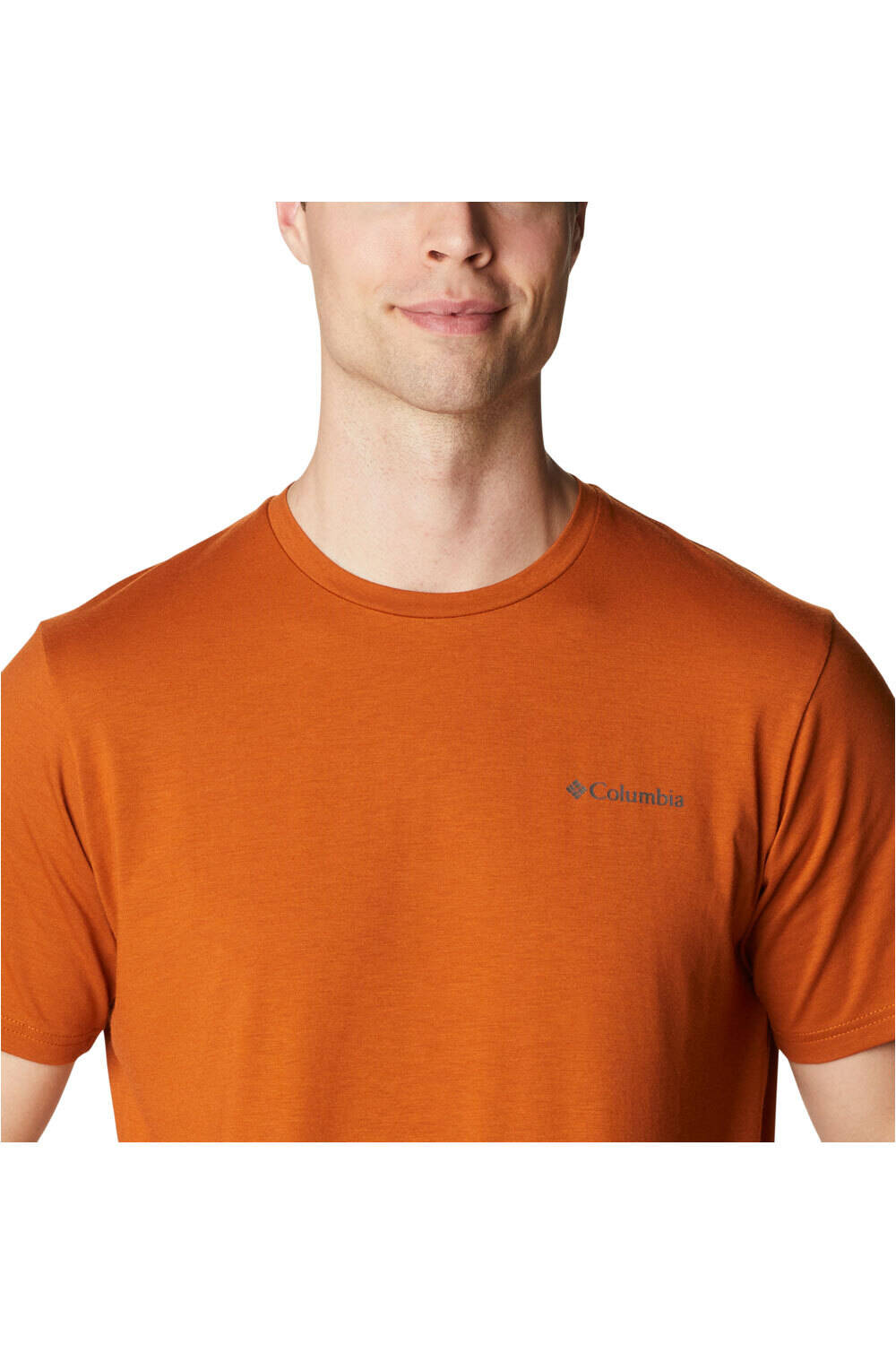 Columbia camiseta montaña manga corta hombre Columbia Men's Sun Trek Short Sleeve Tee vista trasera Columbia camiseta montaña manga corta hombre Columbia Men's Sun Trek Short Sleeve Tee vista trasera