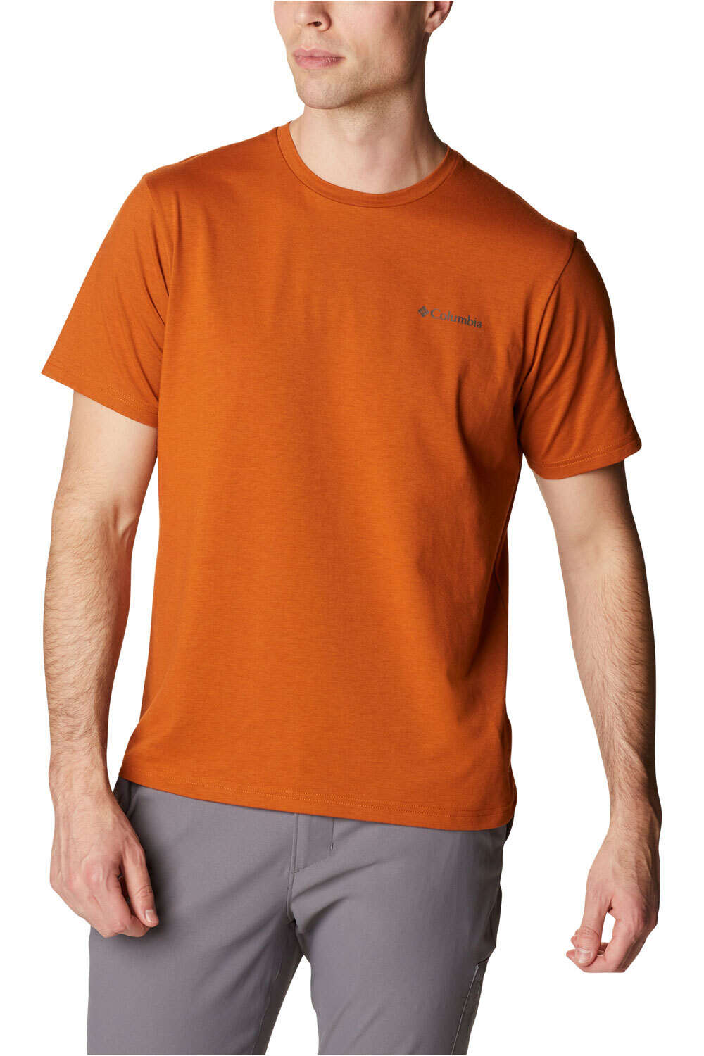 Columbia camiseta montaña manga corta hombre Columbia Men's Sun Trek Short Sleeve Tee vista detalle Columbia camiseta montaña manga corta hombre Columbia Men's Sun Trek Short Sleeve Tee vista detalle