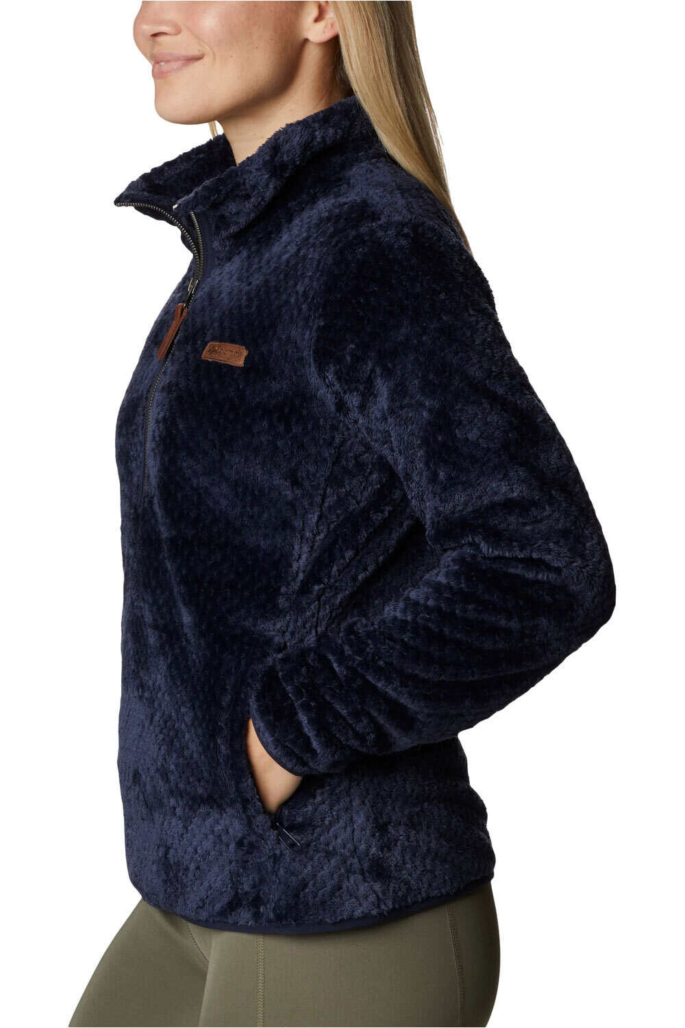 Columbia forro polar mujer Columbia Fire Side Sherpa 1/4 Zip vista trasera Columbia forro polar mujer Columbia Fire Side Sherpa 1/4 Zip vista trasera