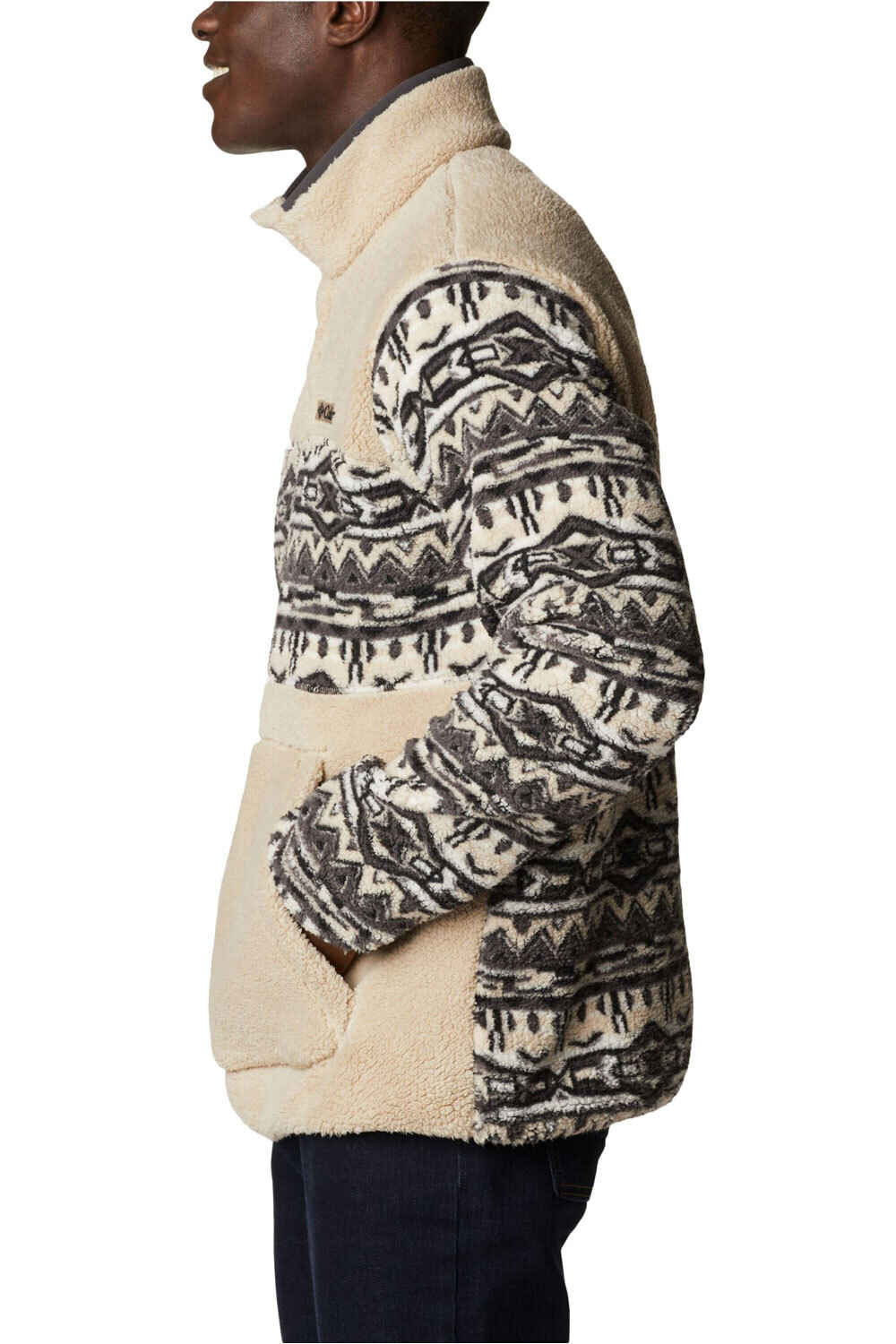 Columbia forro polar hombre Columbia Rugged Ridge Sherpa Half Snap vista detalle Columbia forro polar hombre Columbia Rugged Ridge Sherpa Half Snap vista detalle