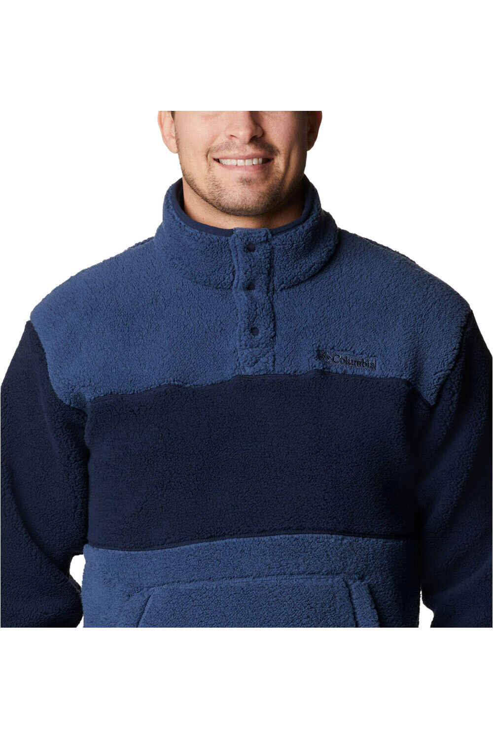 Columbia forro polar hombre Columbia Rugged Ridge Sherpa Half Snap vista trasera Columbia forro polar hombre Columbia Rugged Ridge Sherpa Half Snap vista trasera