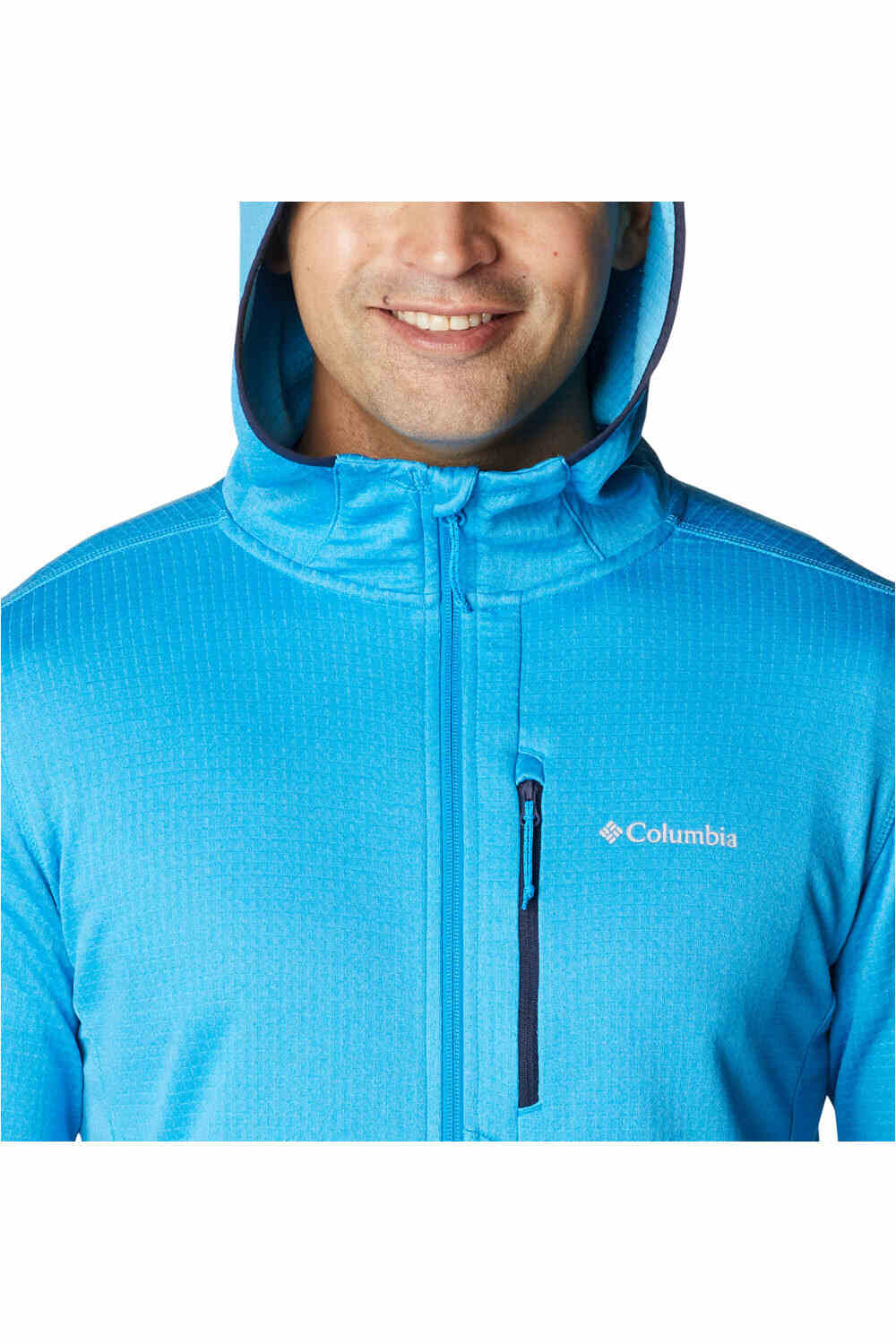 Columbia forro polar hombre Columbia Park View Fleece Full Zip Hoodie vista trasera Columbia forro polar hombre Columbia Park View Fleece Full Zip Hoodie vista trasera