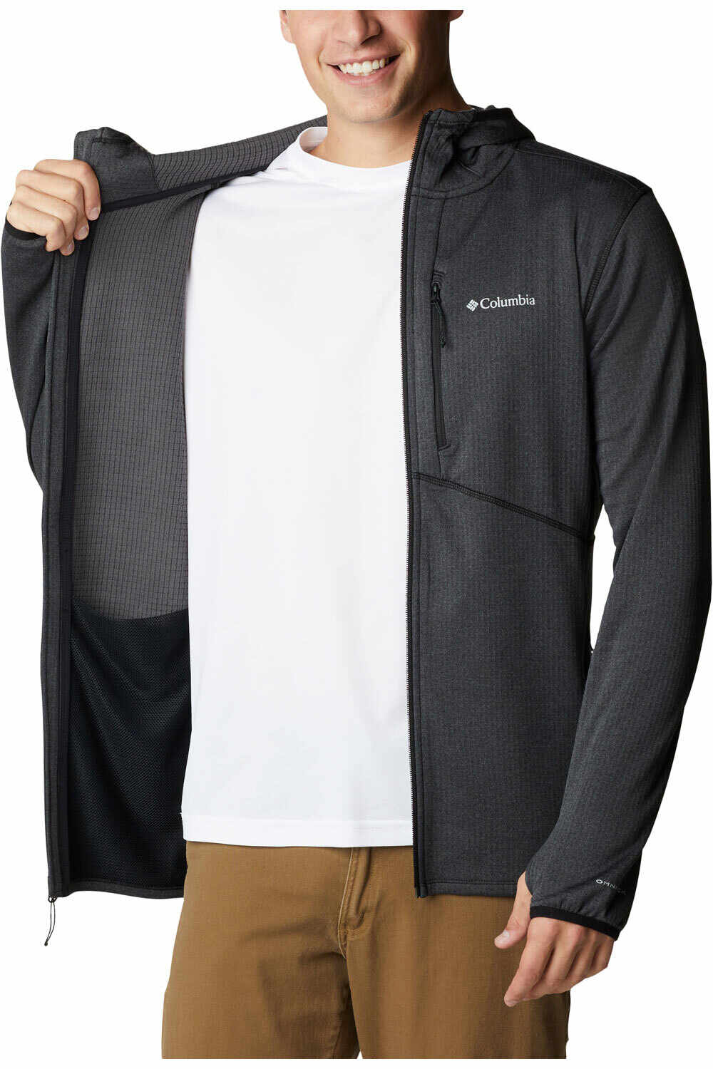 Columbia forro polar hombre Columbia Park View Fleece Full Zip Hoodie vista detalle Columbia forro polar hombre Columbia Park View Fleece Full Zip Hoodie vista detalle
