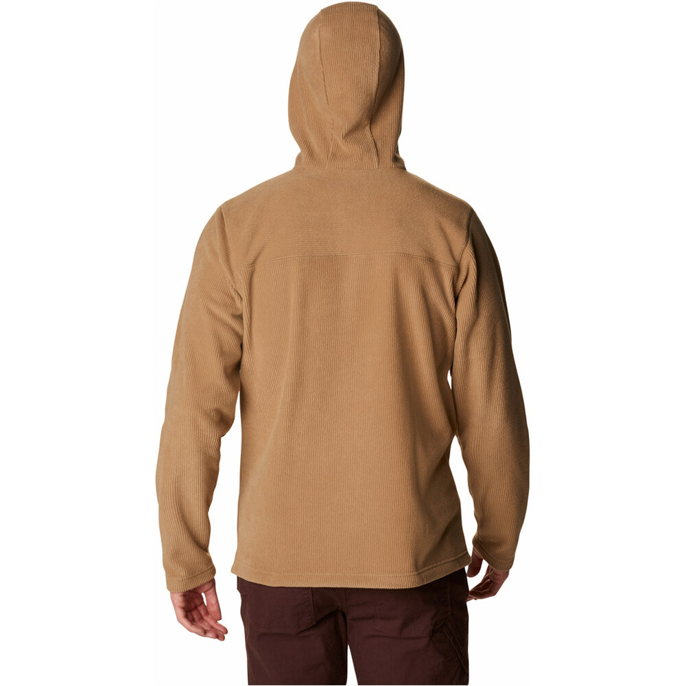 Columbia forro polar hombre Columbia Steens Mountain Novelty 1/2 Snap Hoodie vista trasera Columbia forro polar hombre Columbia Steens Mountain Novelty 1/2 Snap Hoodie vista trasera