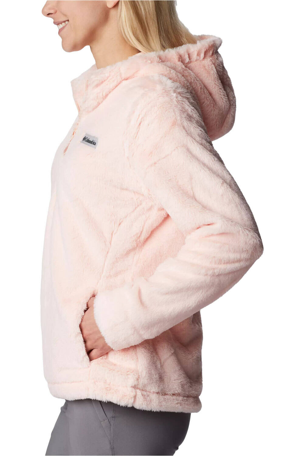 Columbia forro polar mujer Bundle Up Hooded Pullover vista detalle Columbia forro polar mujer Bundle Up Hooded Pullover vista detalle