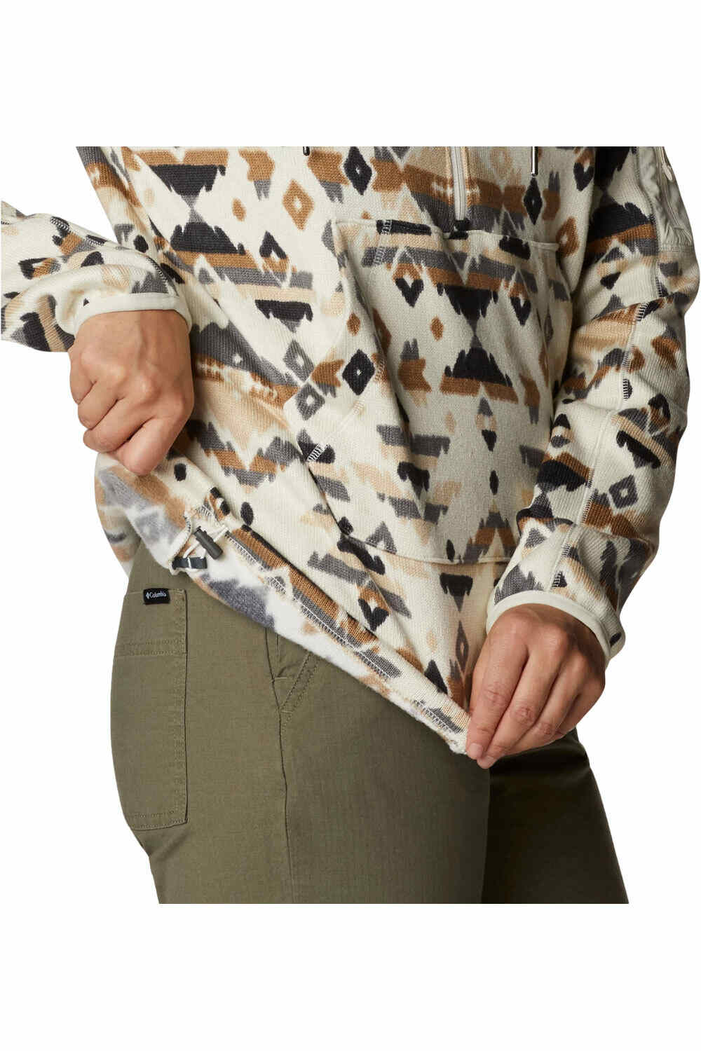 Columbia forro polar mujer Columbia W Sweater Weather Hooded Pullover vista detalle Columbia forro polar mujer Columbia W Sweater Weather Hooded Pullover vista detalle