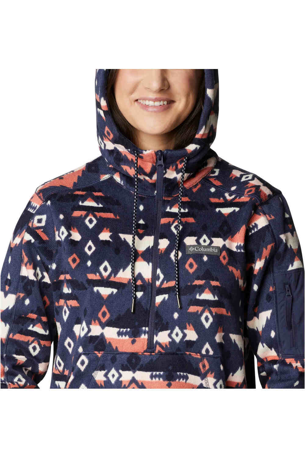 Columbia forro polar mujer Columbia W Sweater Weather Hooded Pullover vista trasera Columbia forro polar mujer Columbia W Sweater Weather Hooded Pullover vista trasera