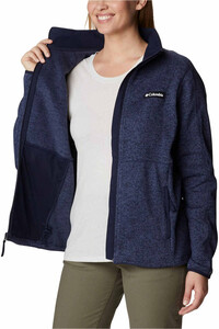 Columbia forro polar mujer Columbia W Sweater Weather Full Zip vista trasera Columbia forro polar mujer Columbia W Sweater Weather Full Zip vista trasera