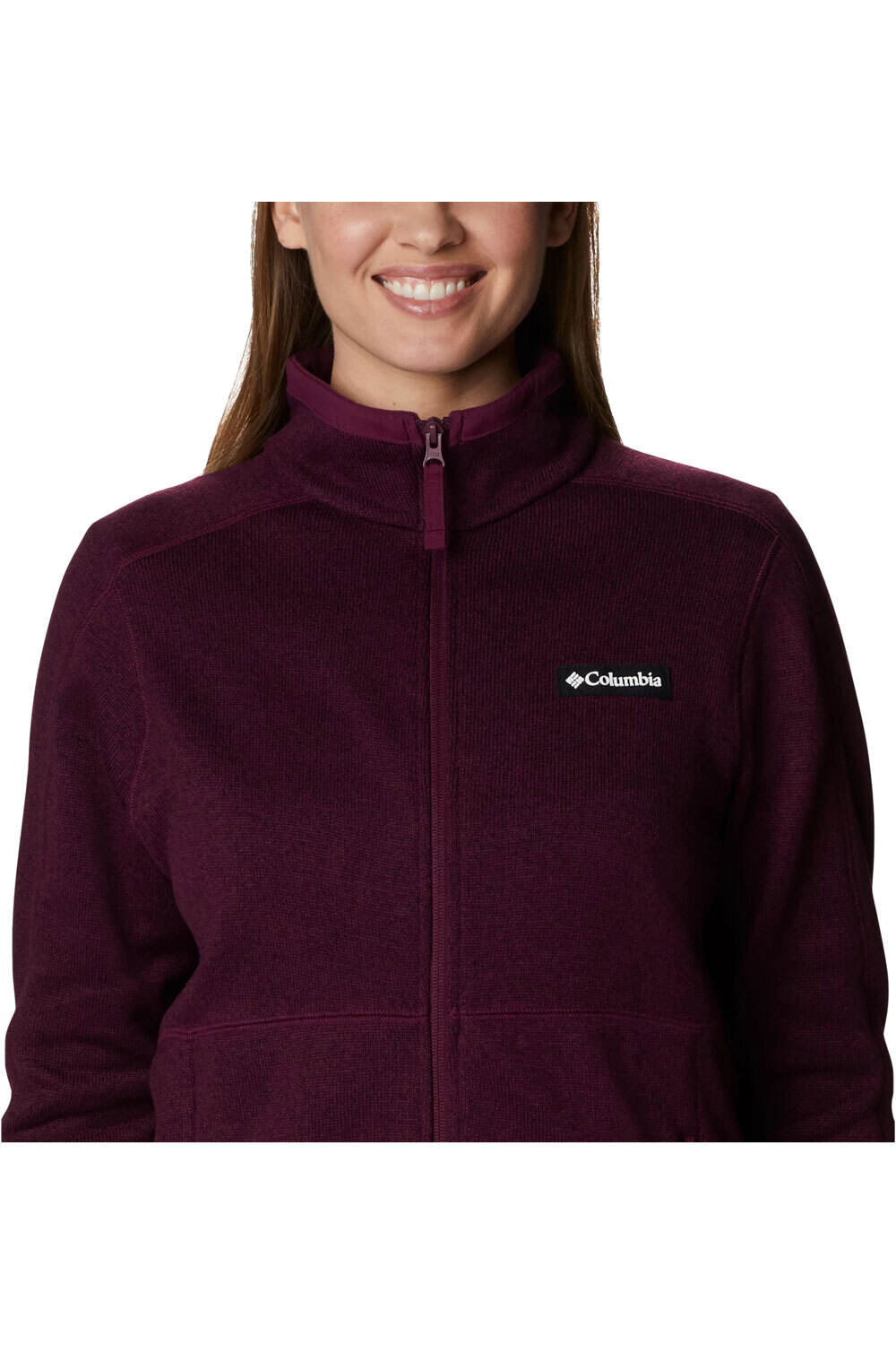 Columbia forro polar mujer Columbia W Sweater Weather Full Zip vista detalle Columbia forro polar mujer Columbia W Sweater Weather Full Zip vista detalle