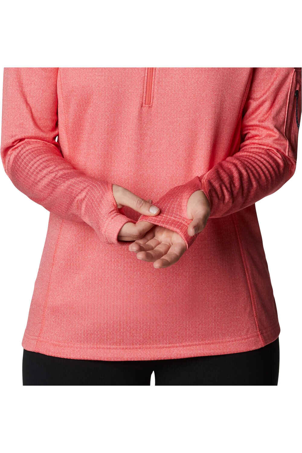 Columbia forro polar mujer Columbia W Park View Grid Fleece 1/2 Zip vista trasera Columbia forro polar mujer Columbia W Park View Grid Fleece 1/2 Zip vista trasera