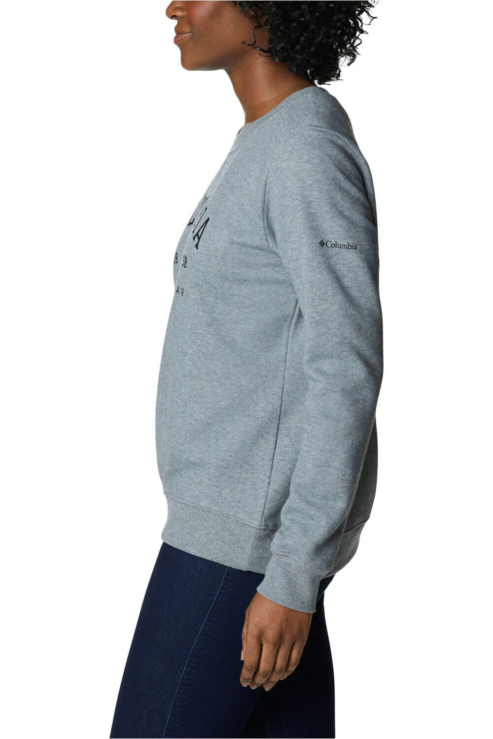 Columbia Sudaderas Montaña Mujer Columbia Hart Mountain II Graphic Crew vista detalle Columbia Sudaderas Montaña Mujer Columbia Hart Mountain II Graphic Crew vista detalle