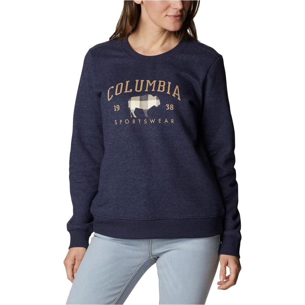Columbia Sudaderas Montaña Mujer Columbia Hart Mountain II Graphic Crew 03 Columbia Sudaderas Montaña Mujer Columbia Hart Mountain II Graphic Crew 03