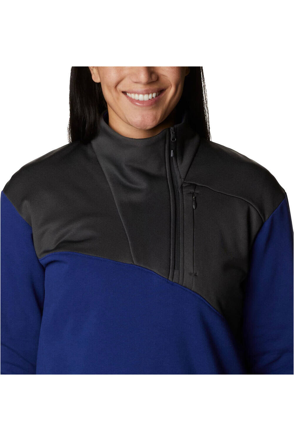 Columbia forro polar mujer Columbia Columbia Lodge Hybrid Pullover vista trasera Columbia forro polar mujer Columbia Columbia Lodge Hybrid Pullover vista trasera