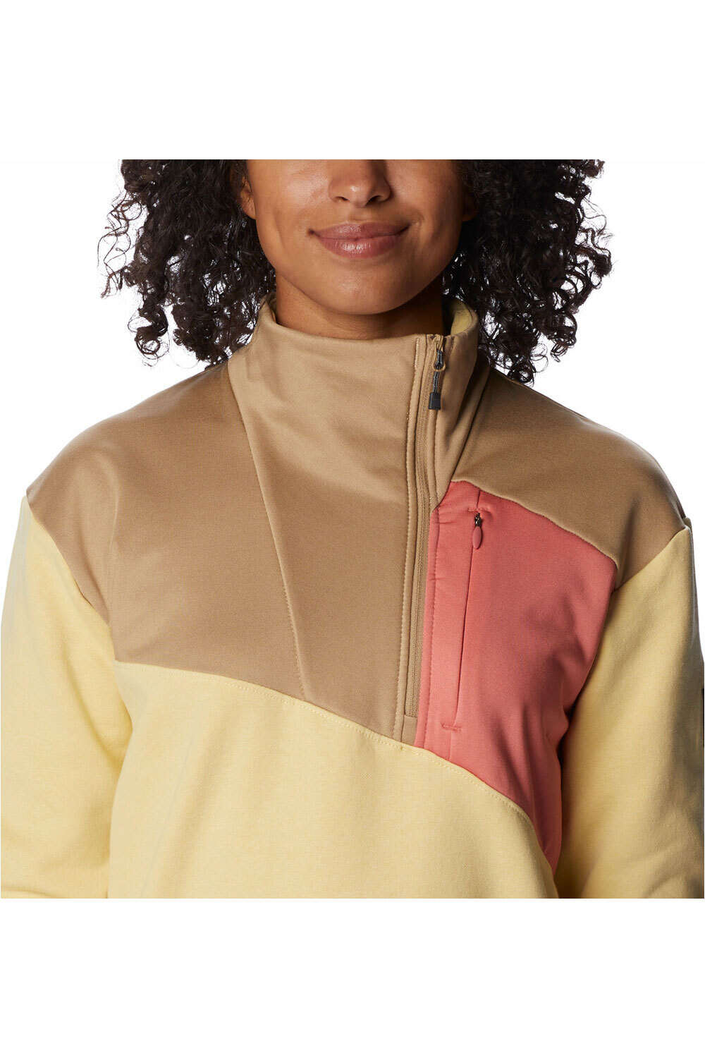 Columbia forro polar mujer Columbia Columbia Lodge Hybrid Pullover vista trasera Columbia forro polar mujer Columbia Columbia Lodge Hybrid Pullover vista trasera