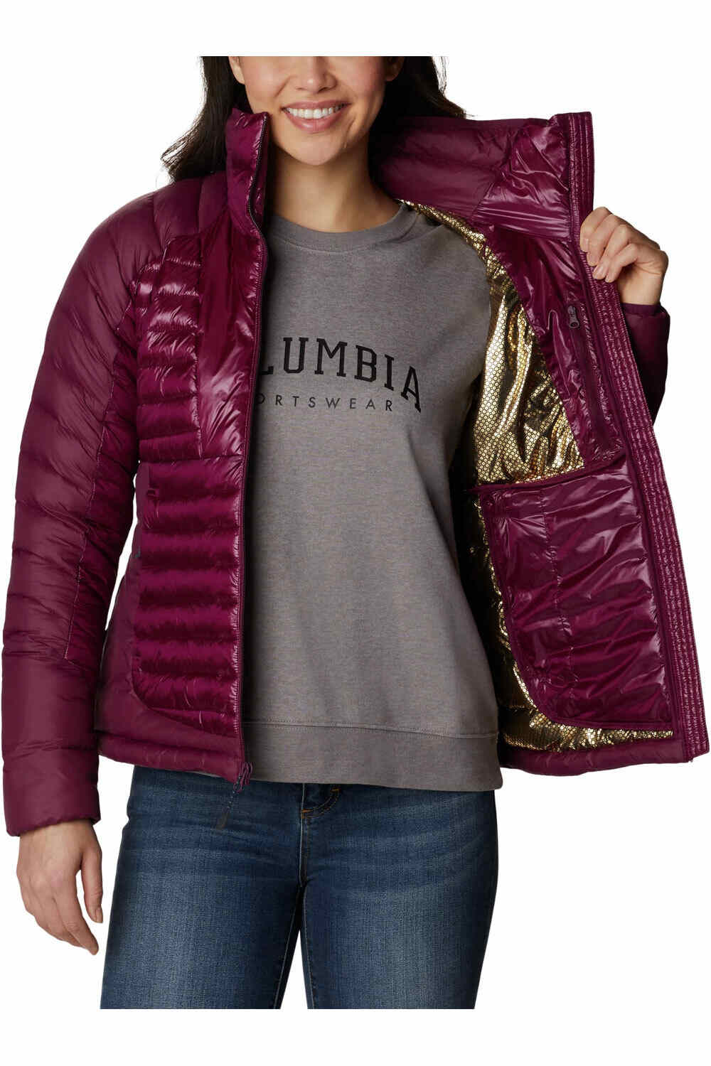 Columbia chaqueta outdoor mujer Columbia Labyrinth Loop Jacket vista trasera Columbia chaqueta outdoor mujer Columbia Labyrinth Loop Jacket vista trasera