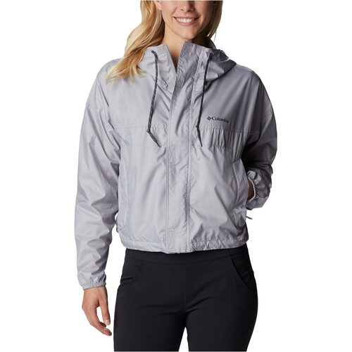 COLUMBIA FLASH CHALLENGER CROPPED WINDBREAKER gris