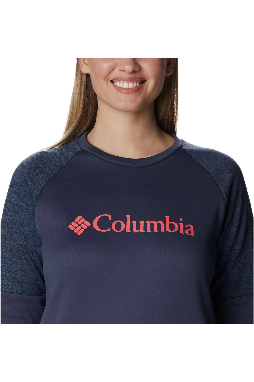 Columbia forro polar mujer Columbia Windgates Crew vista trasera Columbia forro polar mujer Columbia Windgates Crew vista trasera